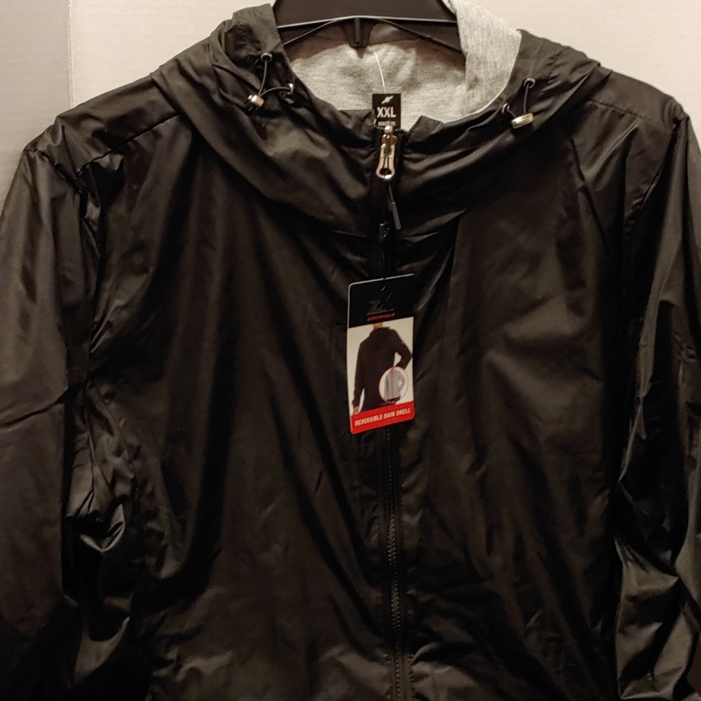 ZeroPosur  Reversible Rain Shell.  BlackXXL-  XL SALE